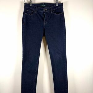 Ralph Lauren Women's Dark Indigo Skinny Jeans